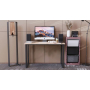 Компьютерный стол Triton  75x120x70 черный ДСП Дуб санома16мм