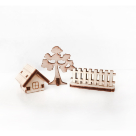 Набір декорація для мурашиної ферми ANTCity   1 